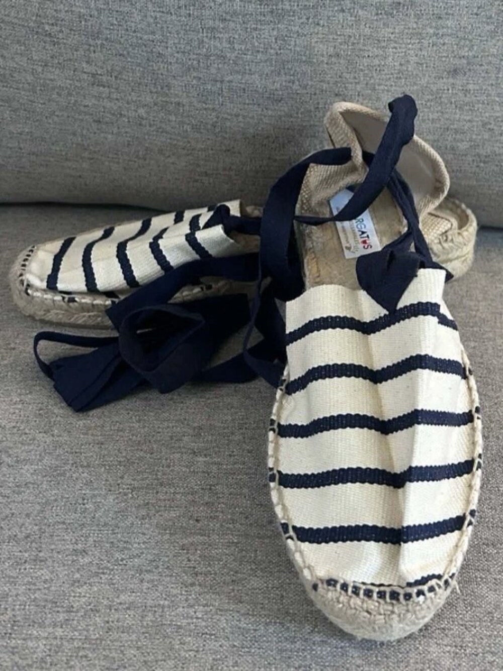 NEW Origial Alpargatus Made in Spain Women Valenciana Espadrille EU 41 US 10